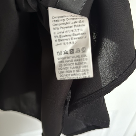 SHEIN Curve Boho Black Dress with Paisley Print and PomPom Sleeves. size 2XL New - Picture 5 of 5